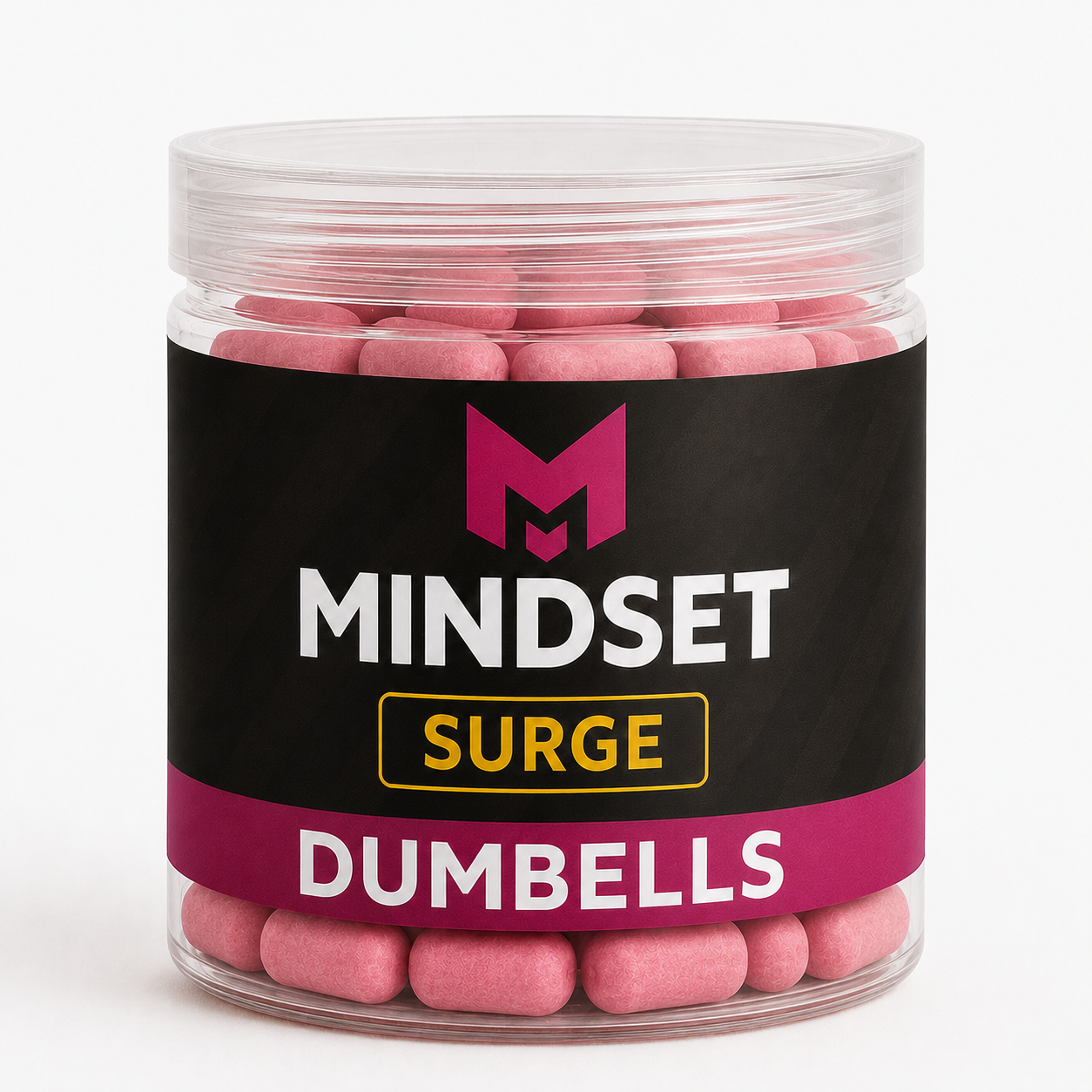 Surge Dumbells 15mm Washed out pink